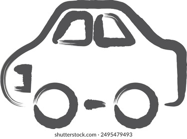 Brush writing business single item icon automobile