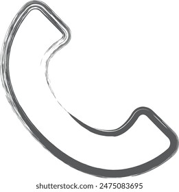Brush writing mini mini icon call