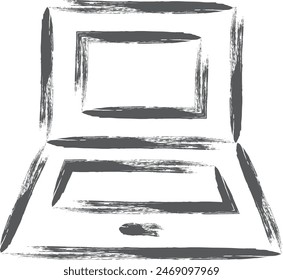 Mini mini portátil de icono de escritura del cepillo