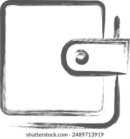 Pincel de escritura mini mini icono cuaderno