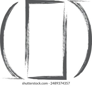 Pincel de escritura mini icono de rotación de pantalla