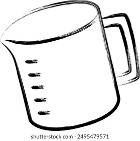 Icono de un solo artículo de escritura de pincel