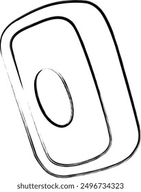 Brush writing single item icon soap