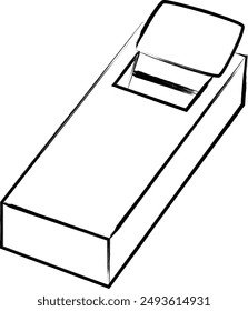 Plano de ilustración de herramienta de escritura