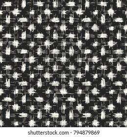 Brushed Basket Weave Checked Pattern