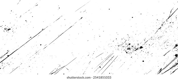 pincelada de sobreposição de tinta preta escovada bagunçada.