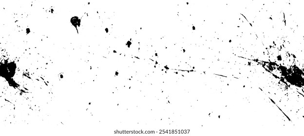 gebürstete schwarze Farbe überlagern chaotisch.
