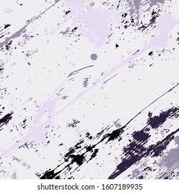 Brushed brown paint cover. Empty aging design element. Grunge rough dirty background. Overlay aged grainy messy template. Distress urban used texture. Renovate wall frame grimy backdrop. EPS10 vector