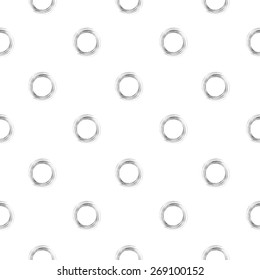 Brushed circles - seamless vector background