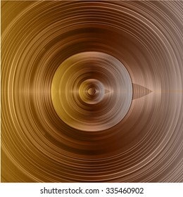 Brushed gold metallic background