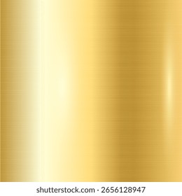 Textura metálica dorada cepillada con líneas de gradiente de Vertical