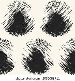 Brushed Ink Textured Dotted Pattern