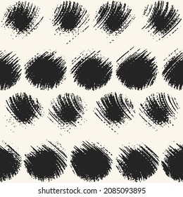 Brushed Ink Textured Dotted Pattern