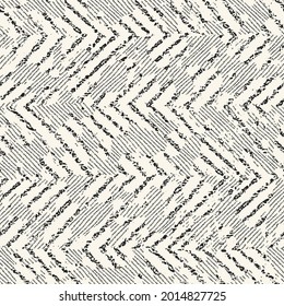 gegossene Tinte Texturierte unregelmäßige Chevron Nahtlose Muster