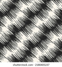 Brushed Ink Textured Striped Pattern