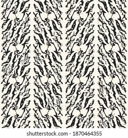 Brushed Ink Textured Subtle Stripes Pattern