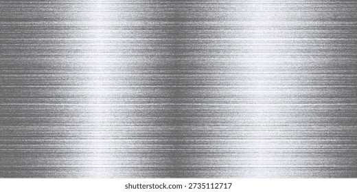 Brushed metal black texture background, shiny lustrous dark gray metallic pattern background, vector illustration.