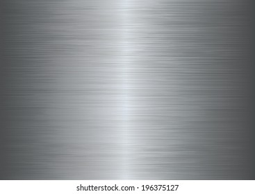 Brushed Metal Texture Abstract Background. Vector Illustration