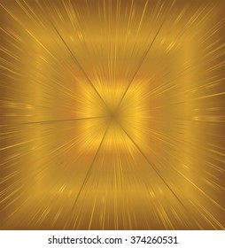 Brushed metal texture abstract background. gold