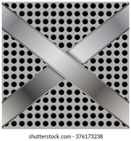 Brushed metal texture background