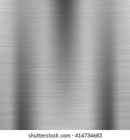 Brushed metal texture. Gray vector abstract background. Steel or Aluminium.