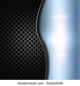 Brushed metal texture template