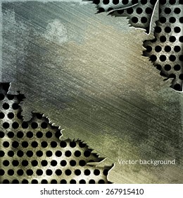 brushed metal texture, vector background, abstract modern iron background