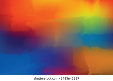 Brushed Painted Abstract Background. Brush stroked painting.