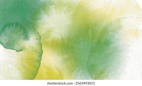 Brushed Painted Abstract Background. Brush stroked painting. Strokes of paint. 2D Illustration.. Abstract summer landscape vector watercolor background.