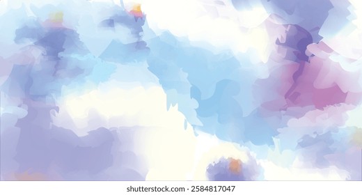 Brushed Painted Abstract Background. Brush stroked painting. Strokes of paint. 2D Illustration.