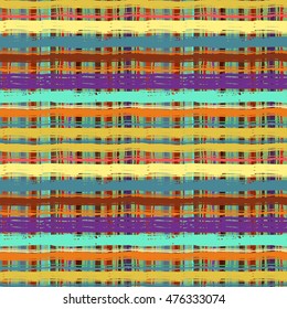 Brushed seamless pattern, watercolor brush strokes. Striped background texture. Watercolor painting