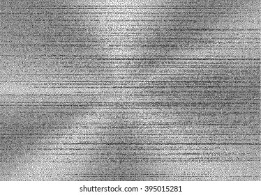 Brushed shiny metal texture made by stippled circles. Dotted metallic background like paint sprayed on shiny metal. Vector illustration