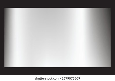 Fondo de textura de metal plateado cepillado con superficie de acero inoxidable pulido y acabado reflectante
