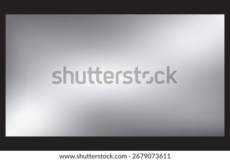 Brushed Silver Metal Texture Background with Polished Stainless Steel Surface and Reflective Finish