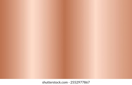 Brushed steel background, vector illustration on bronze background