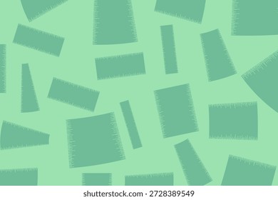 Brush-edge geometric soft mint background. Muted palette with a static, organic composition. Ideal for digital use: desktop wallpaper. Also suitable for print.
