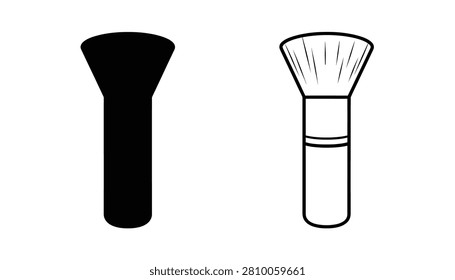 Brushes with Different Bristle Styles in a Flat Vector Illustration Featuring Brush, Bristles, Graphic with Design and Isolated Elements for Art