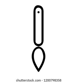 brushes to drawing icon vector