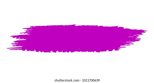 Brushes Grunge Paint stripe. Distressed Vector Brush Stroke. Pink Modern Textured banner. Dirty Artistic Design Elements. Creative Design Elements. Perfect For Logo, Banner, Icon. 