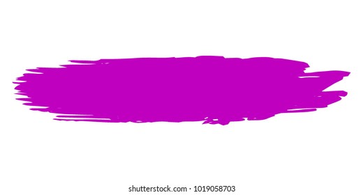 Brushes Grunge Paint stripe. Distressed Vector Brush Stroke. Pink Modern Textured banner. Dirty Artistic Design Elements. Creative Design Elements. Perfect For Logo, Banner, Icon. 