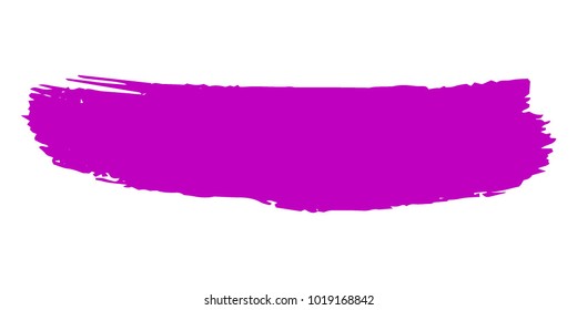 Brushes Grunge Paint stripe. Distressed Vector Brush Stroke. Pink Modern Textured banner. Dirty Artistic Design Elements. Creative Design Elements. Perfect For Logo, Banner, Icon. 