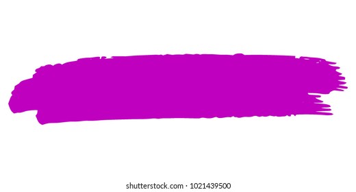Brushes Grunge Paint stripe. Distressed Vector Brush Stroke. Pink Modern Textured banner. Dirty Artistic Design Elements. Creative Design Elements. Perfect For Logo, Banner, Icon. 