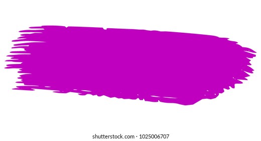 Brushes Grunge Paint stripe. Distressed Vector Brush Stroke. Pink Modern Textured banner. Dirty Artistic Design Elements. Creative Design Elements. Perfect For Logo, Banner, Icon. 