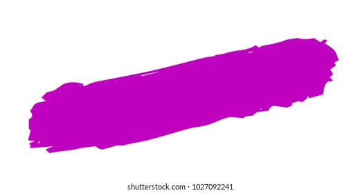 Brushes Grunge Paint stripe. Distressed Vector Brush Stroke. Pink Modern Textured banner. Dirty Artistic Design Elements. Creative Design Elements. Perfect For Logo, Banner, Icon. 