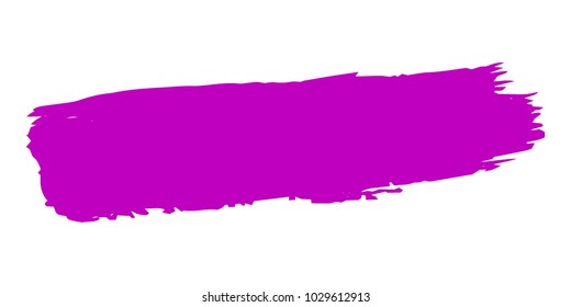 Brushes Grunge Paint stripe. Distressed Vector Brush Stroke. Pink Modern Textured banner. Dirty Artistic Design Elements. Creative Design Elements. Perfect For Logo, Banner, Icon. 