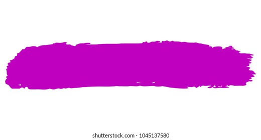 Brushes Grunge Paint stripe. Distressed Vector Brush Stroke. Pink Modern Textured banner. Dirty Artistic Design Elements. Creative Design Elements. Perfect For Logo, Banner, Icon. 