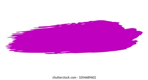 Brushes Grunge Paint stripe. Distressed Vector Brush Stroke. Pink Modern Textured banner. Dirty Artistic Design Elements. Creative Design Elements. Perfect For Logo, Banner, Icon. 