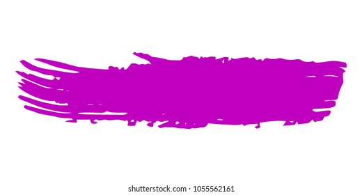 Brushes Grunge Paint stripe. Distressed Vector Brush Stroke. Pink Modern Textured banner. Dirty Artistic Design Elements. Creative Design Elements. Perfect For Logo, Banner, Icon. 