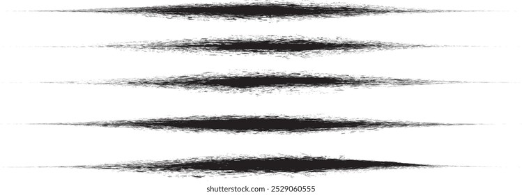 Brushes pack .Grunge Paint Roller set . Vector brush Stroke . Distressed banner . Black stripes with rough edges. paintbrush collection .Gradient brushes . Claw marks . Distress textured strokes