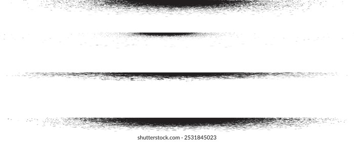 Brushes pack .Grunge shadow set . Vector brush Stroke . Distressed banner . Black stripes with rough edges. paintbrush collection .Gradient shadow collection . Claw marks . Distress textured strokes